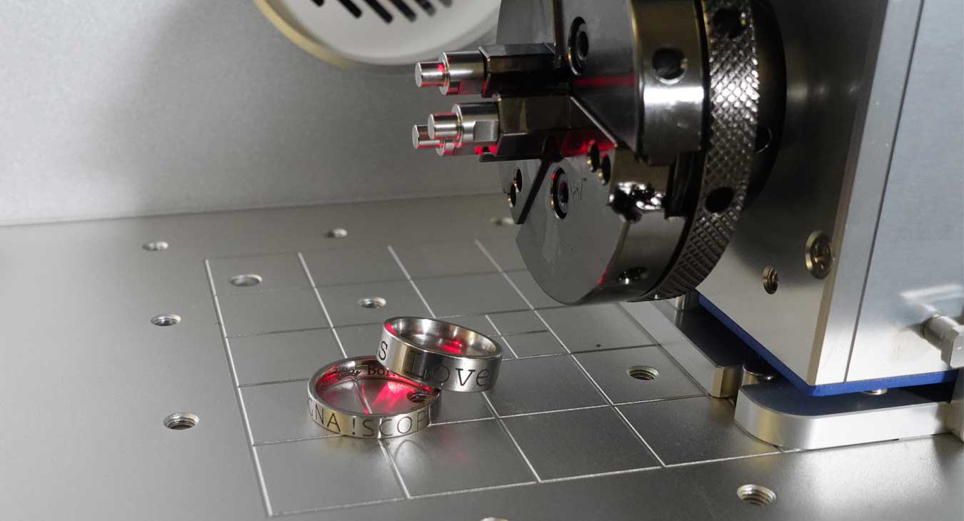 Laser engraving jewelry rings